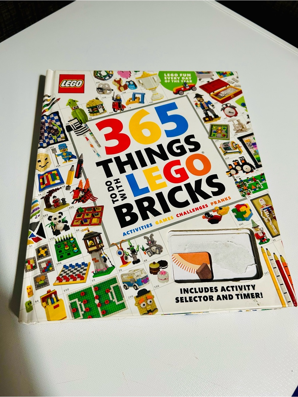 (3/$10) LEGO 365 Things to Do with LEGO Bricks - White Cover Activity Book